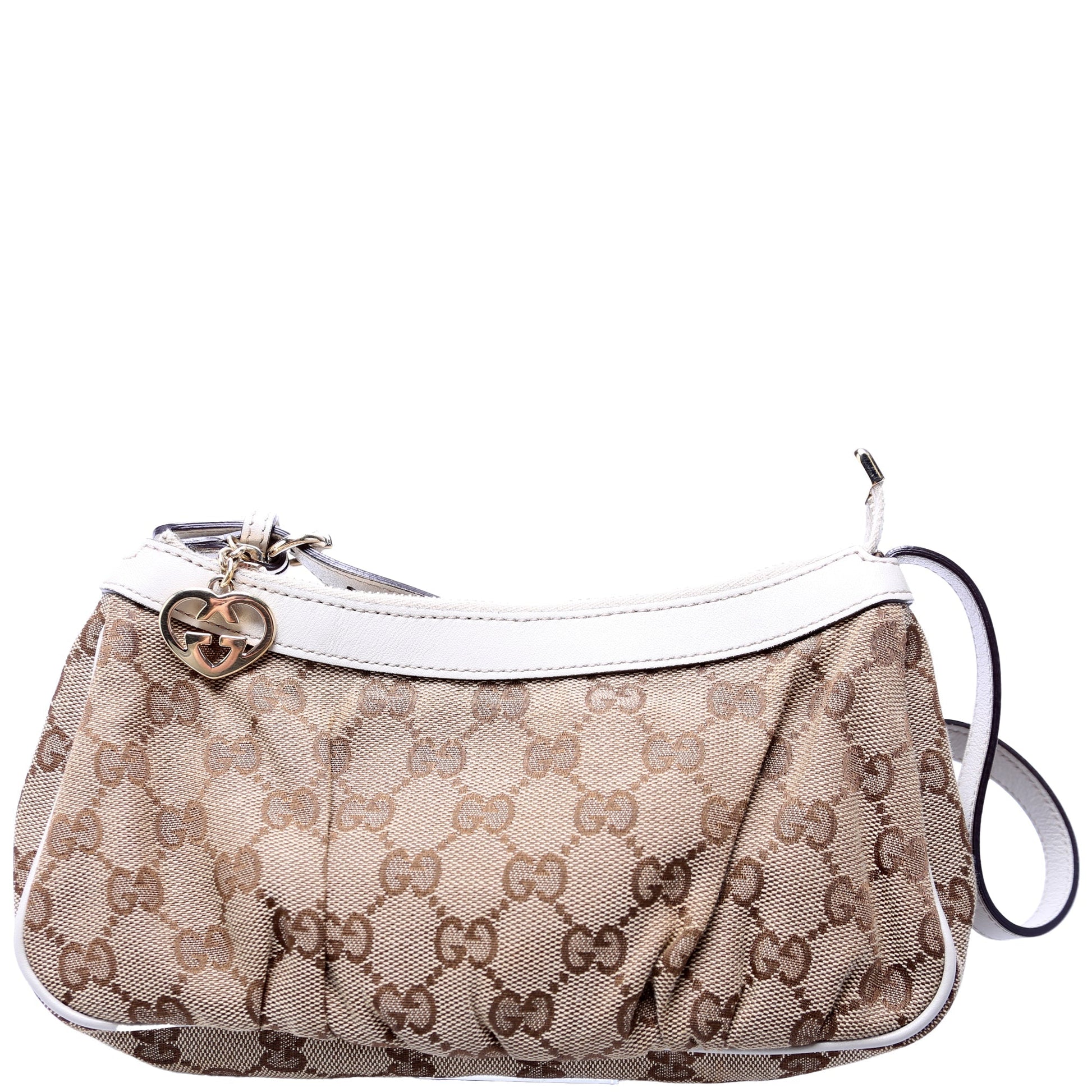 Gucci Lovely Heart Charm Pochette Travel Bag