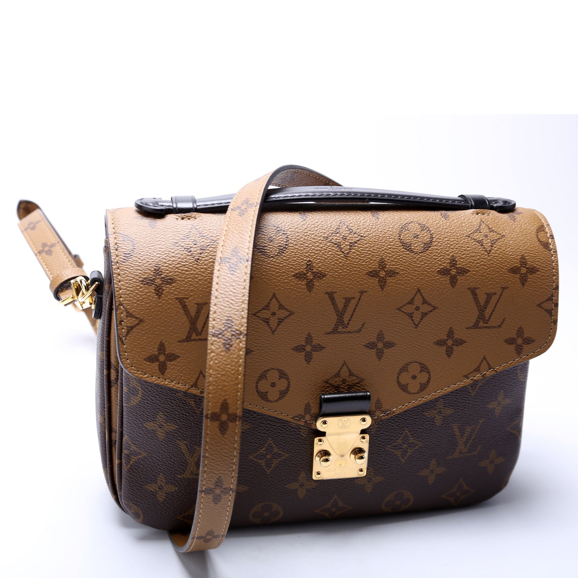 Louis Vuitton Pochette Metis Reverse Monogram Clutch Bag Monogram 13