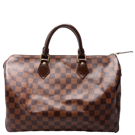 Louis Vuitton Speedy 35 Ebene Damier Handbag 22