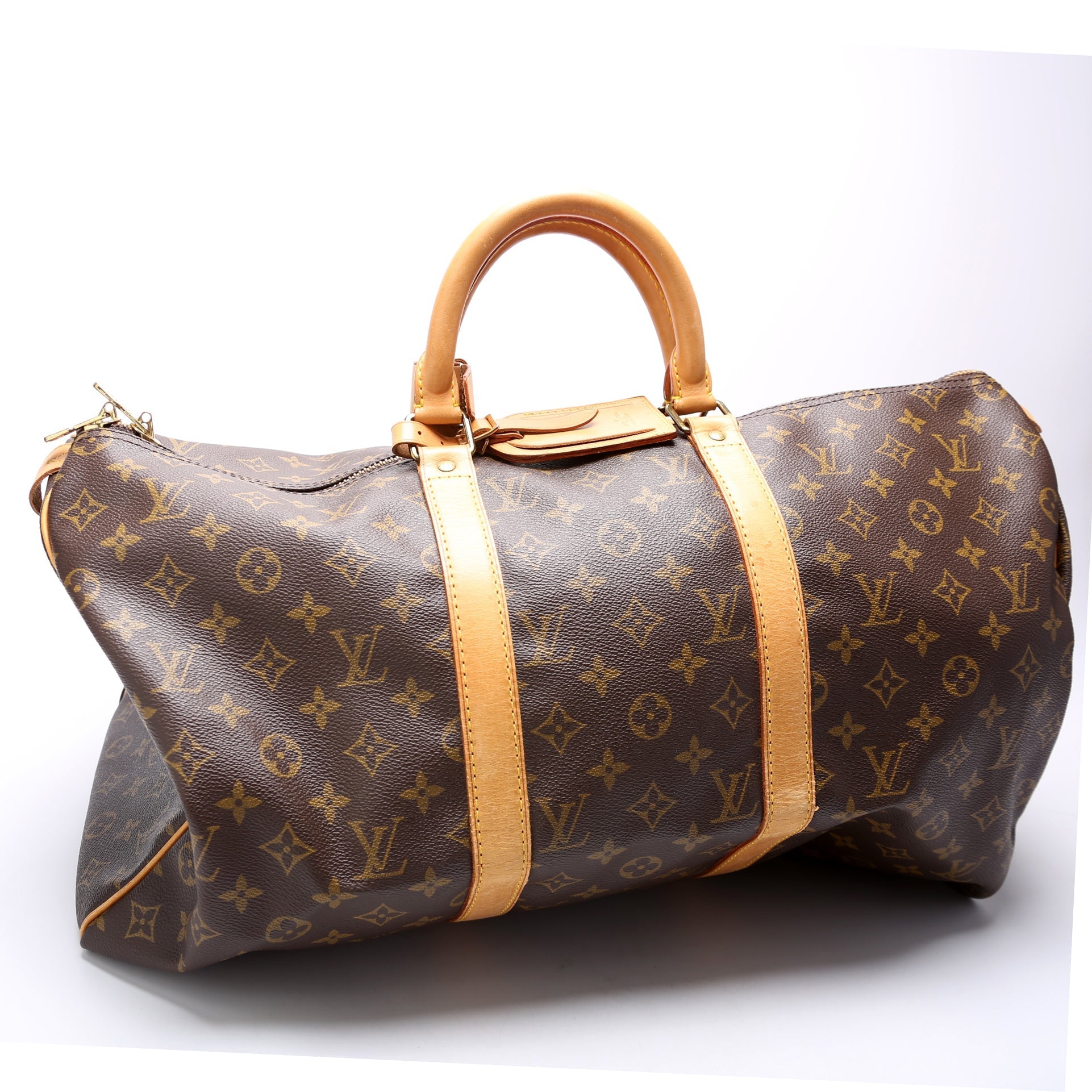 Louis Vuitton Keepall 50 Monogram Travel Bag Monogram 15