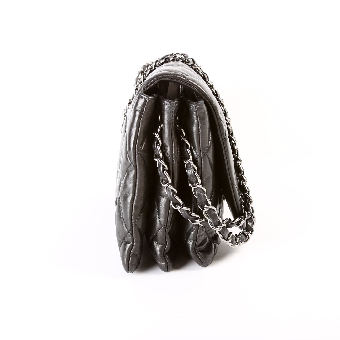 Chanel 3 Accordion Flap Lambskin 13M Handbag