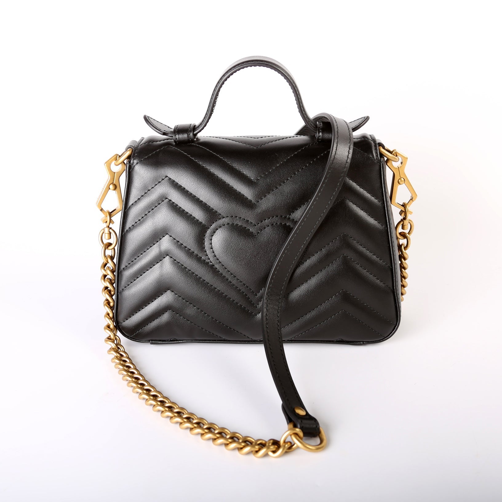 Gucci Marmont Mini Top Handle Travel Bag Handle 3