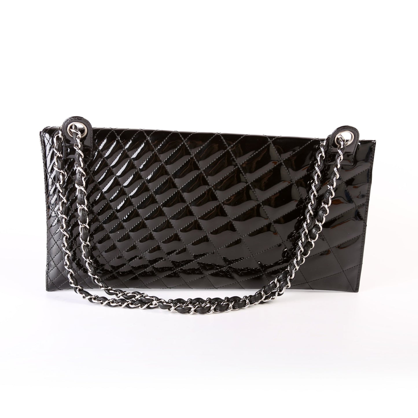 Chanel Kalediscope Quilted Patent 12M Clutch Bag
