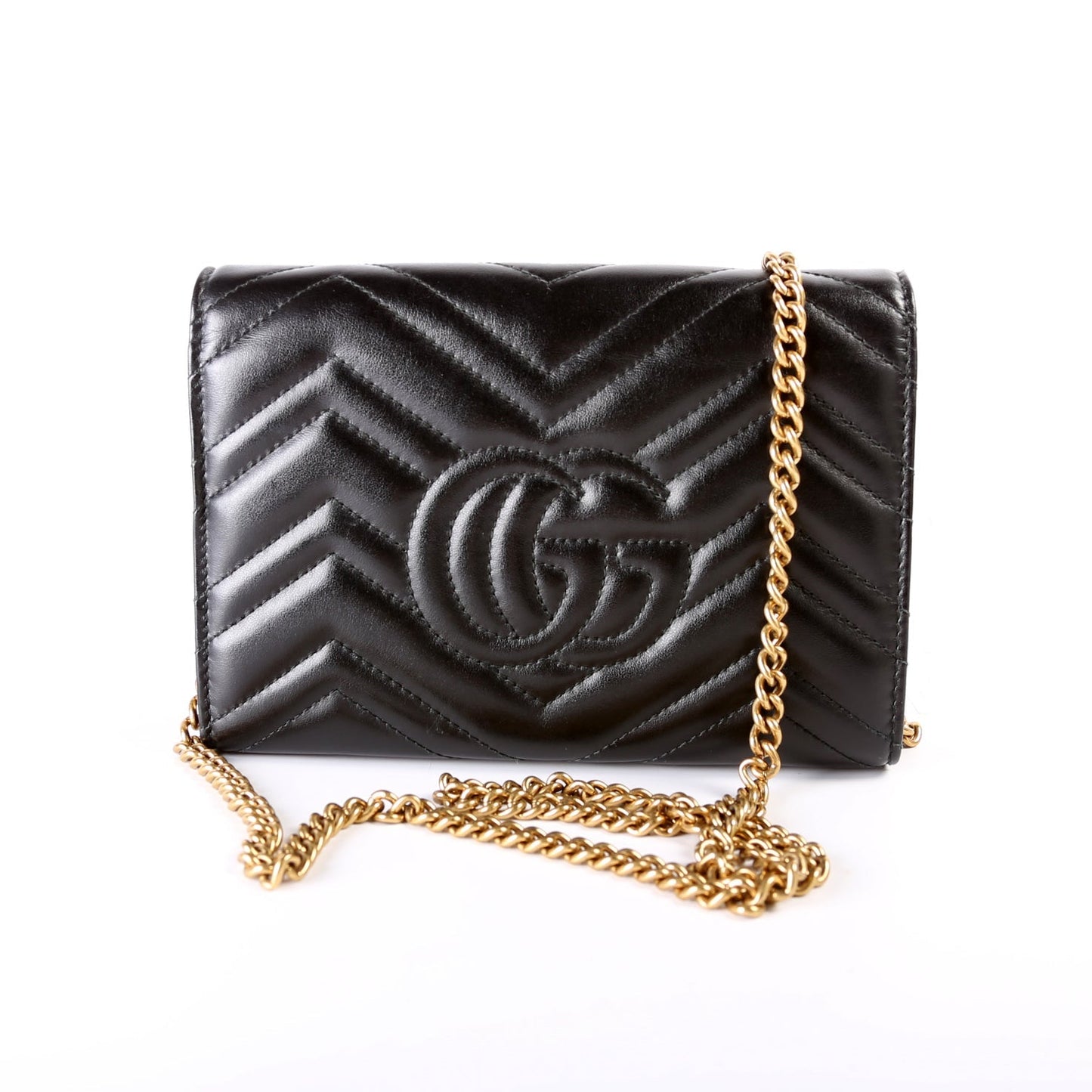 Gucci Marmont Chain Wallet Case Wallet 17