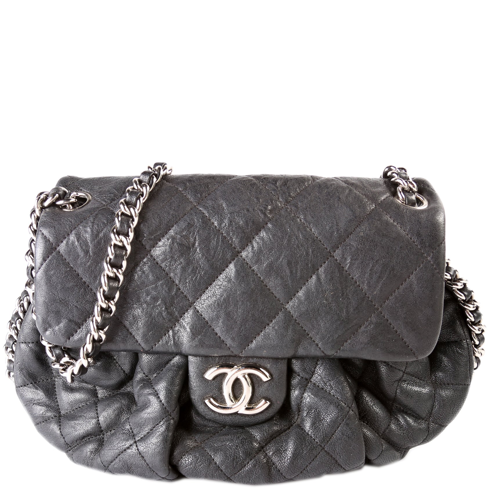 Chanel Around Messenger Washed Lamb 19M Messenger Bag