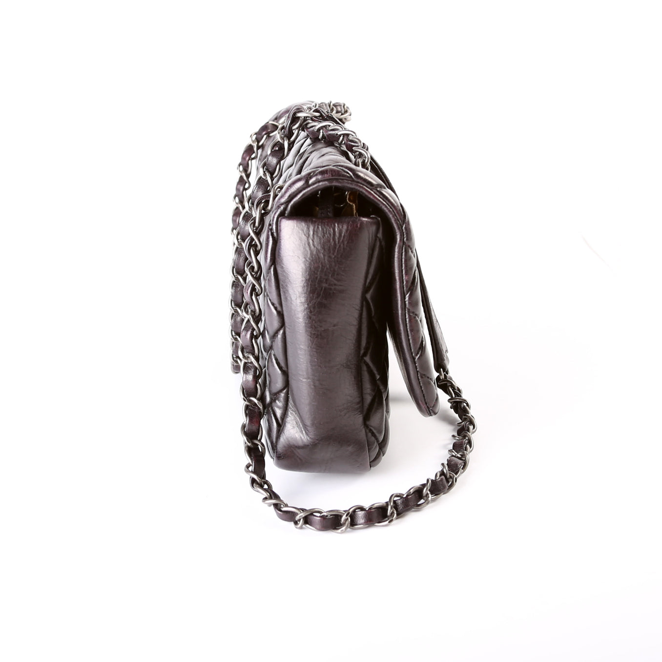 Chanel New Bubble Flap Iridescent Calfskin 17M Small Handbag