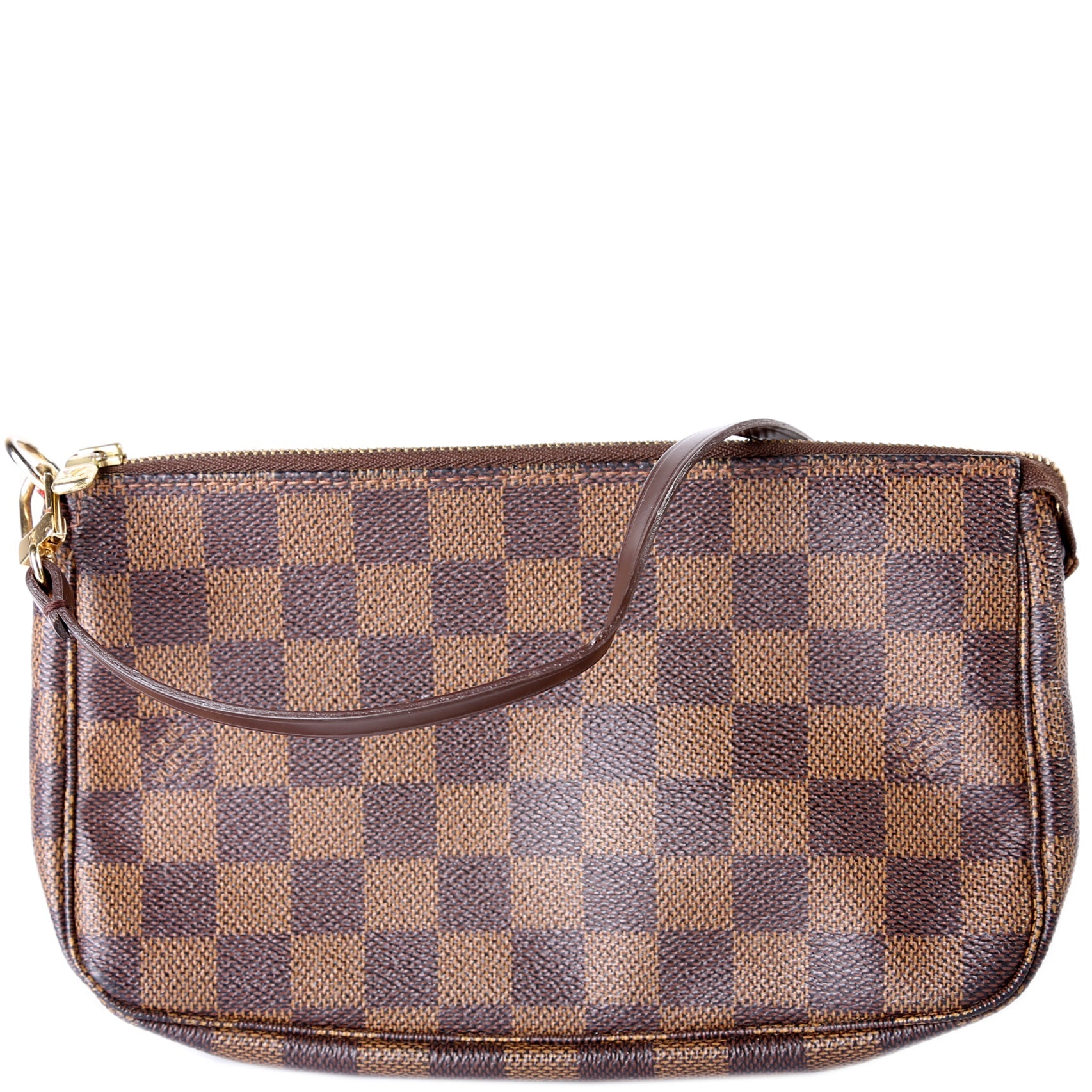 Louis Vuitton Pochette Accessories Ebene Damier Clutch Bag Ebene 9