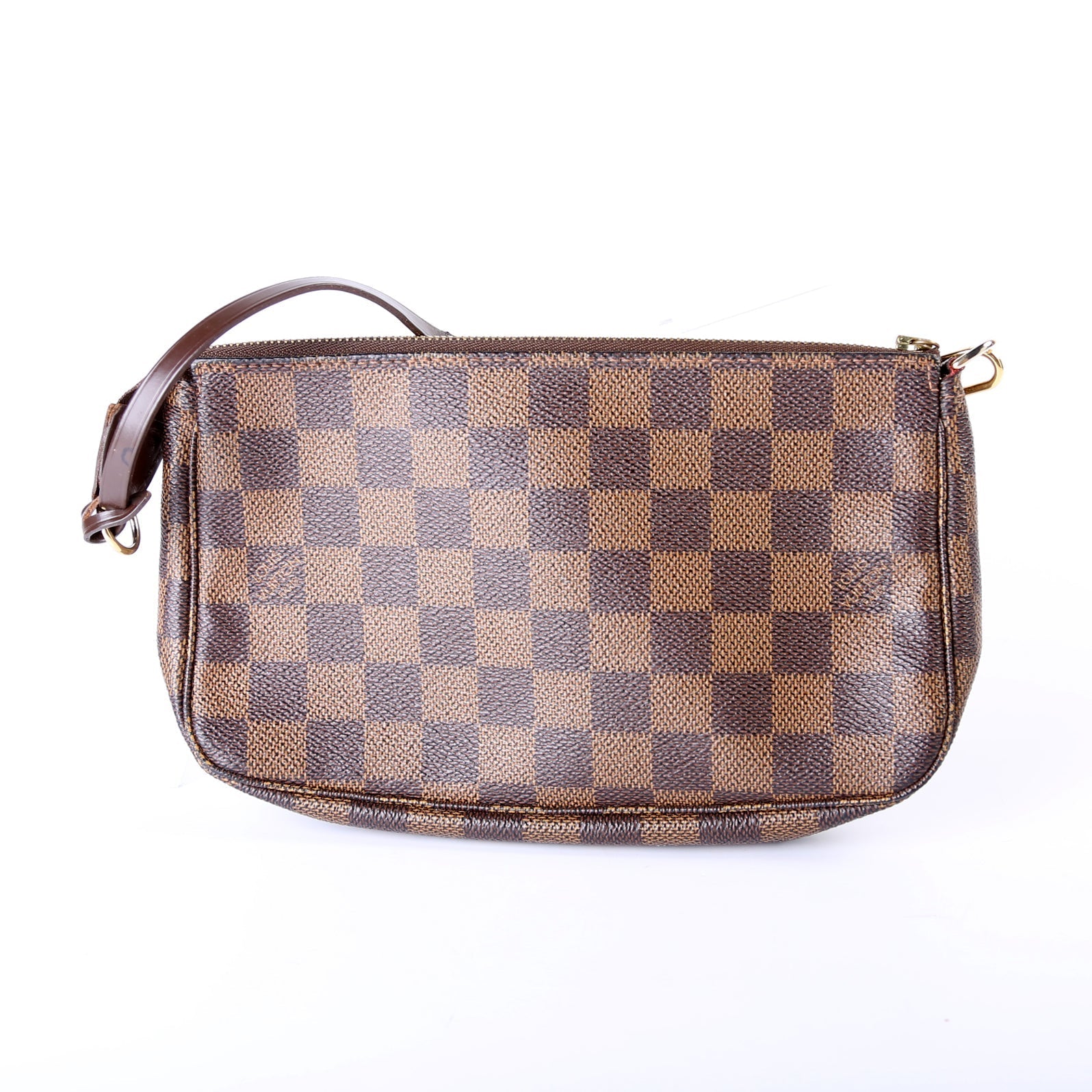 Louis Vuitton Pochette Accessories Ebene Damier Clutch Bag Ebene 9