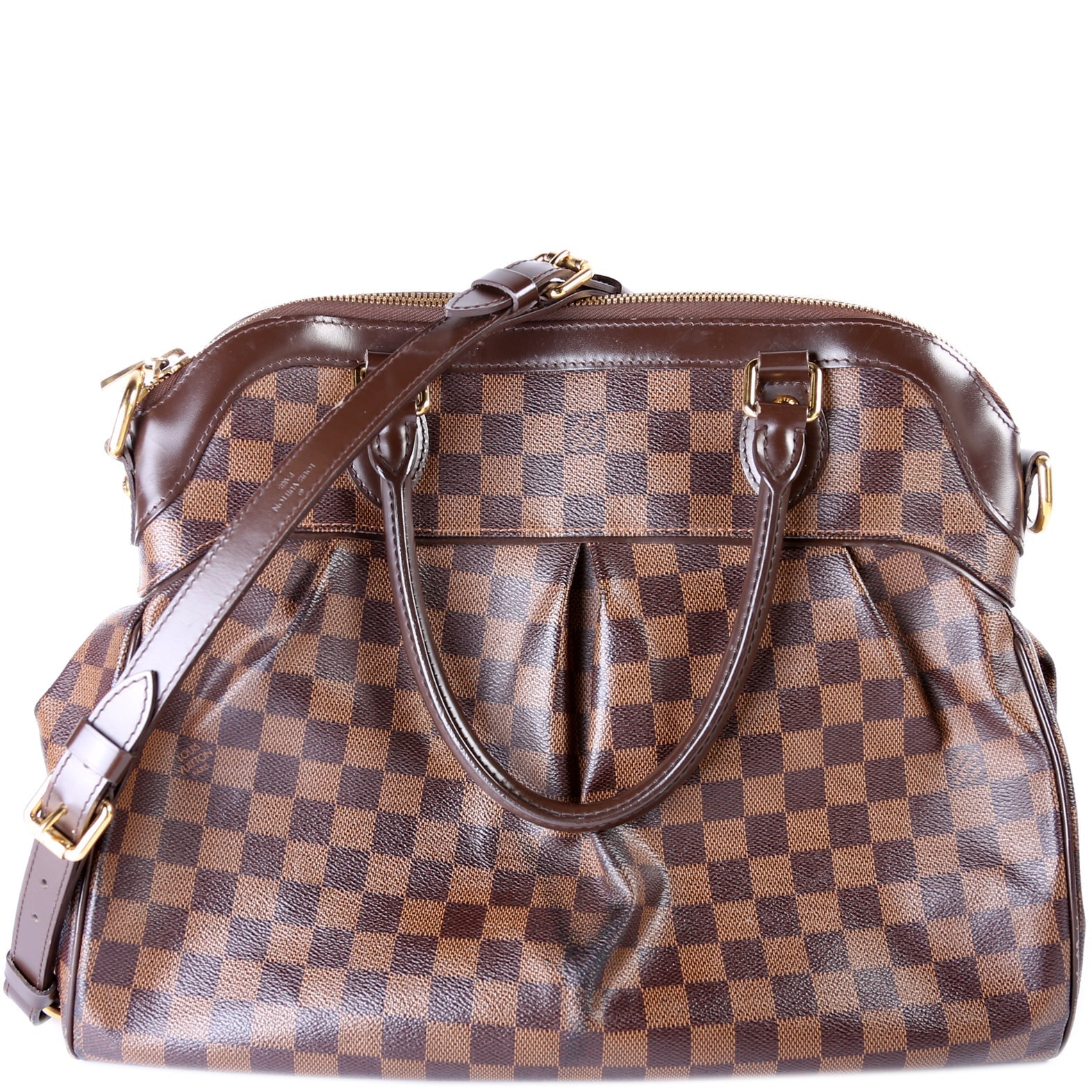 Louis Vuitton Trevi Ebene GM Damier Handbag Damier Ebene