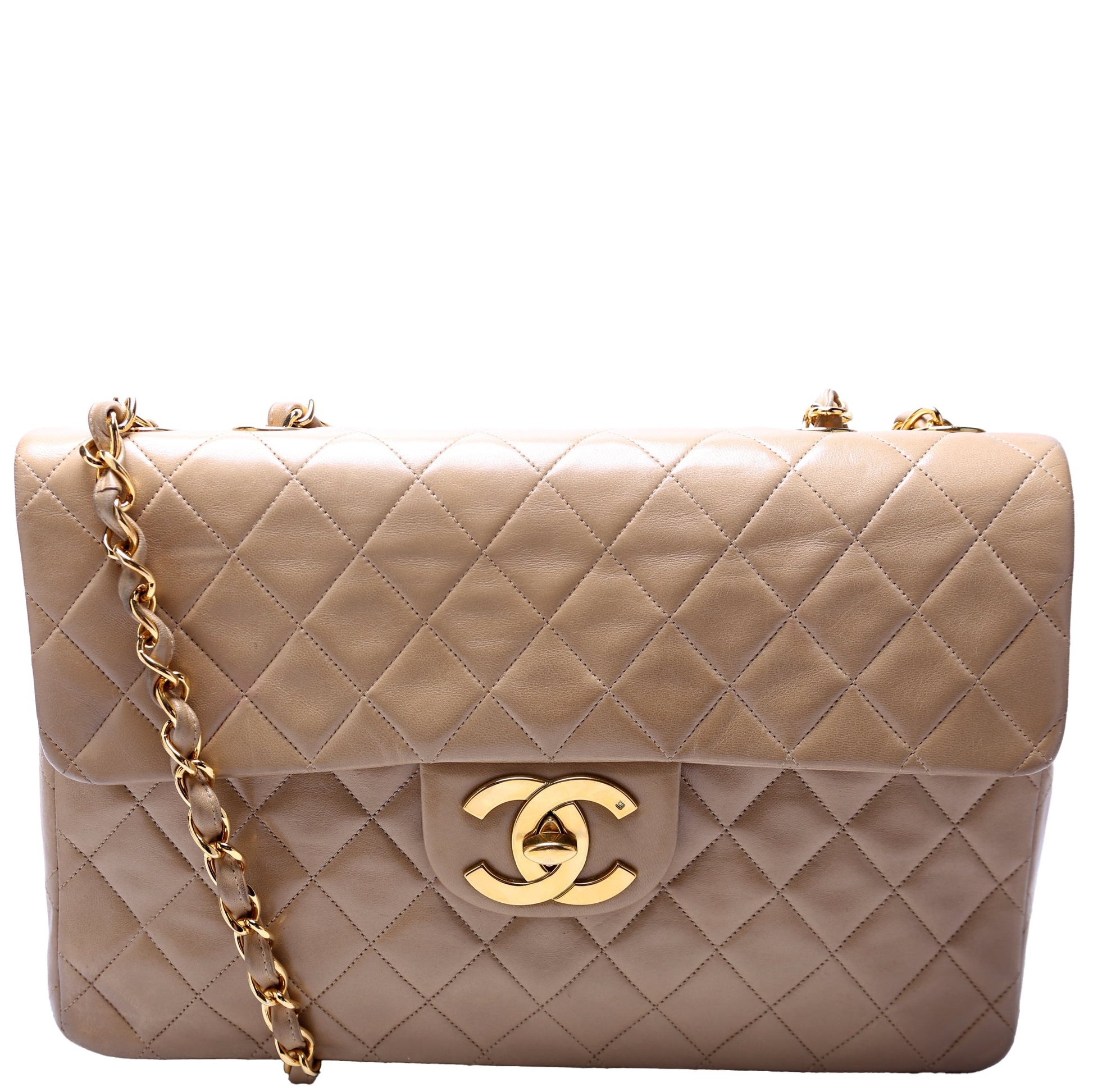 Chanel Classic Flap Maxi Lambskin 00-05M Handbag