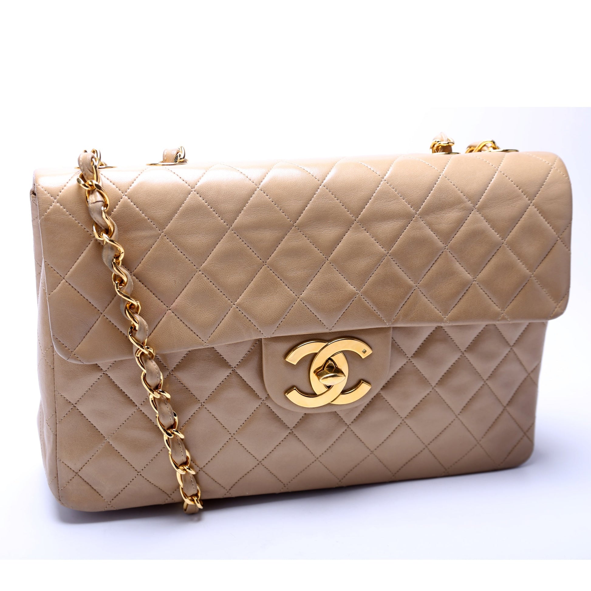 Chanel Classic Flap Maxi Lambskin 00-05M Handbag