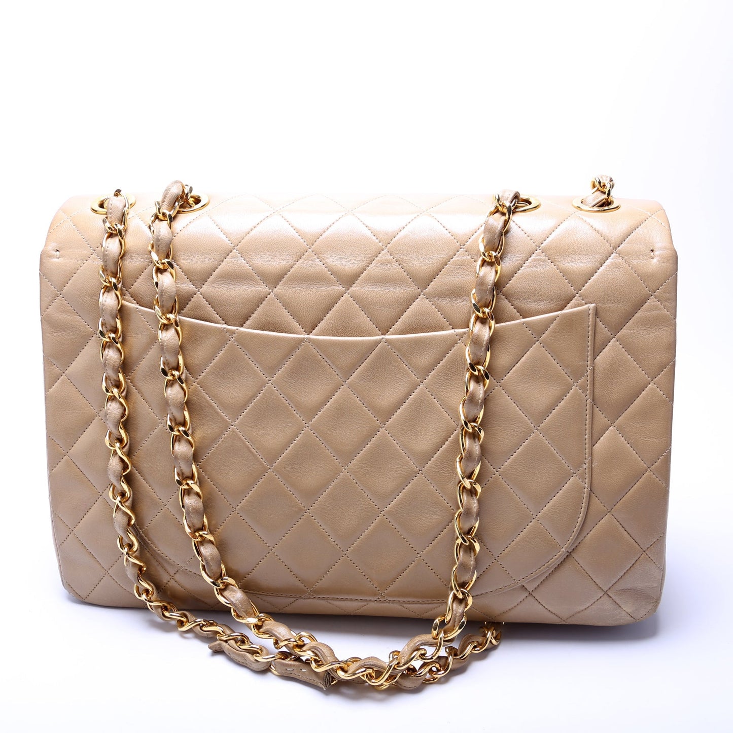 Chanel Classic Flap Maxi Lambskin 00-05M Handbag