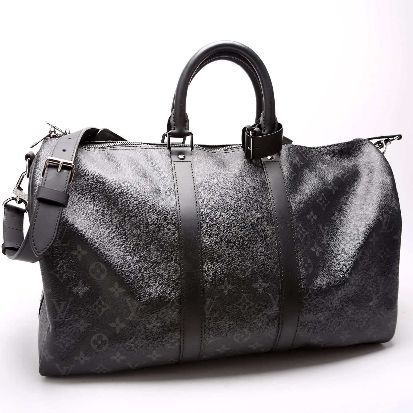 Louis Vuitton Keepall 45 Eclipse Bandouliere Travel Bag