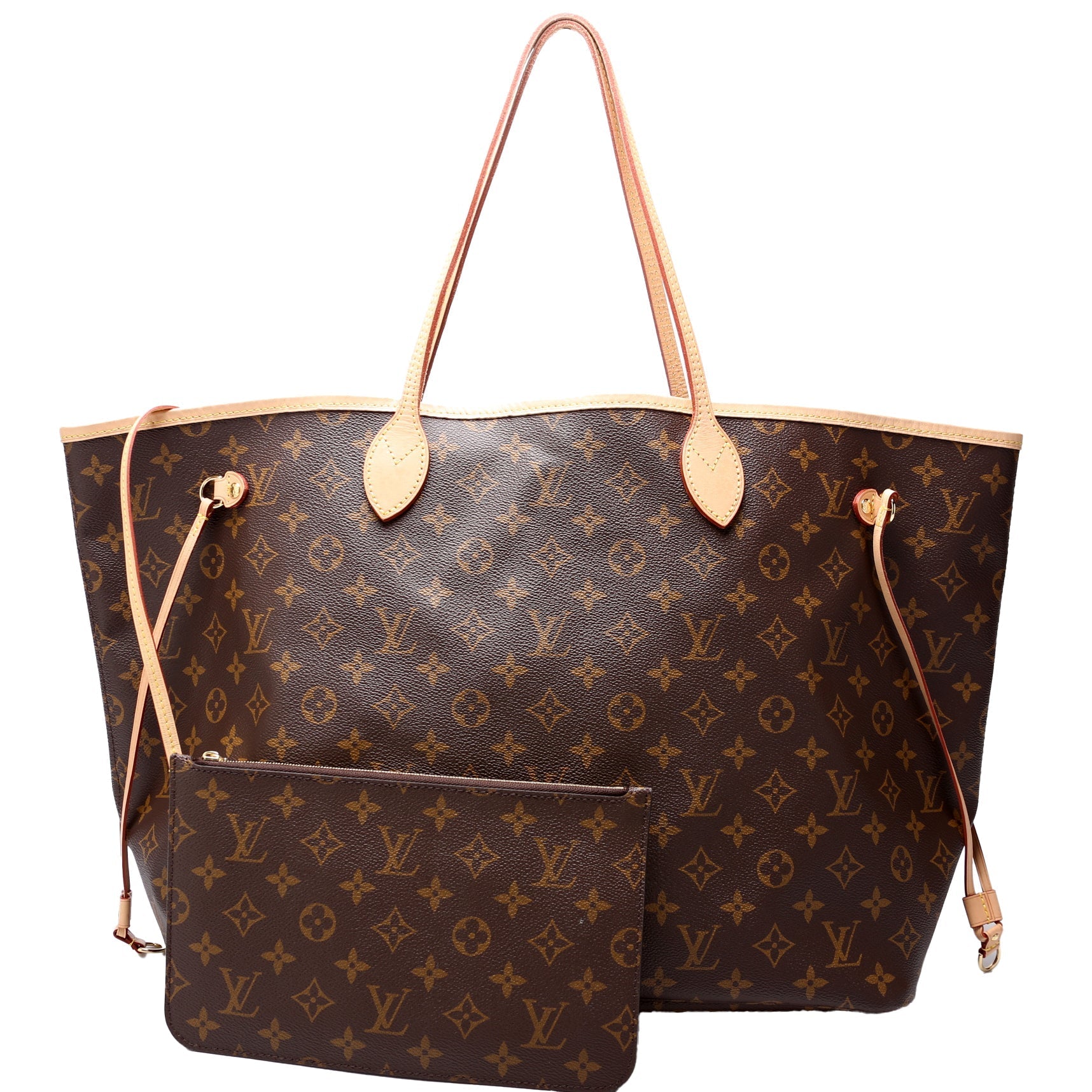 Louis Vuitton Neverfull W GM A Monogram Wallet Case