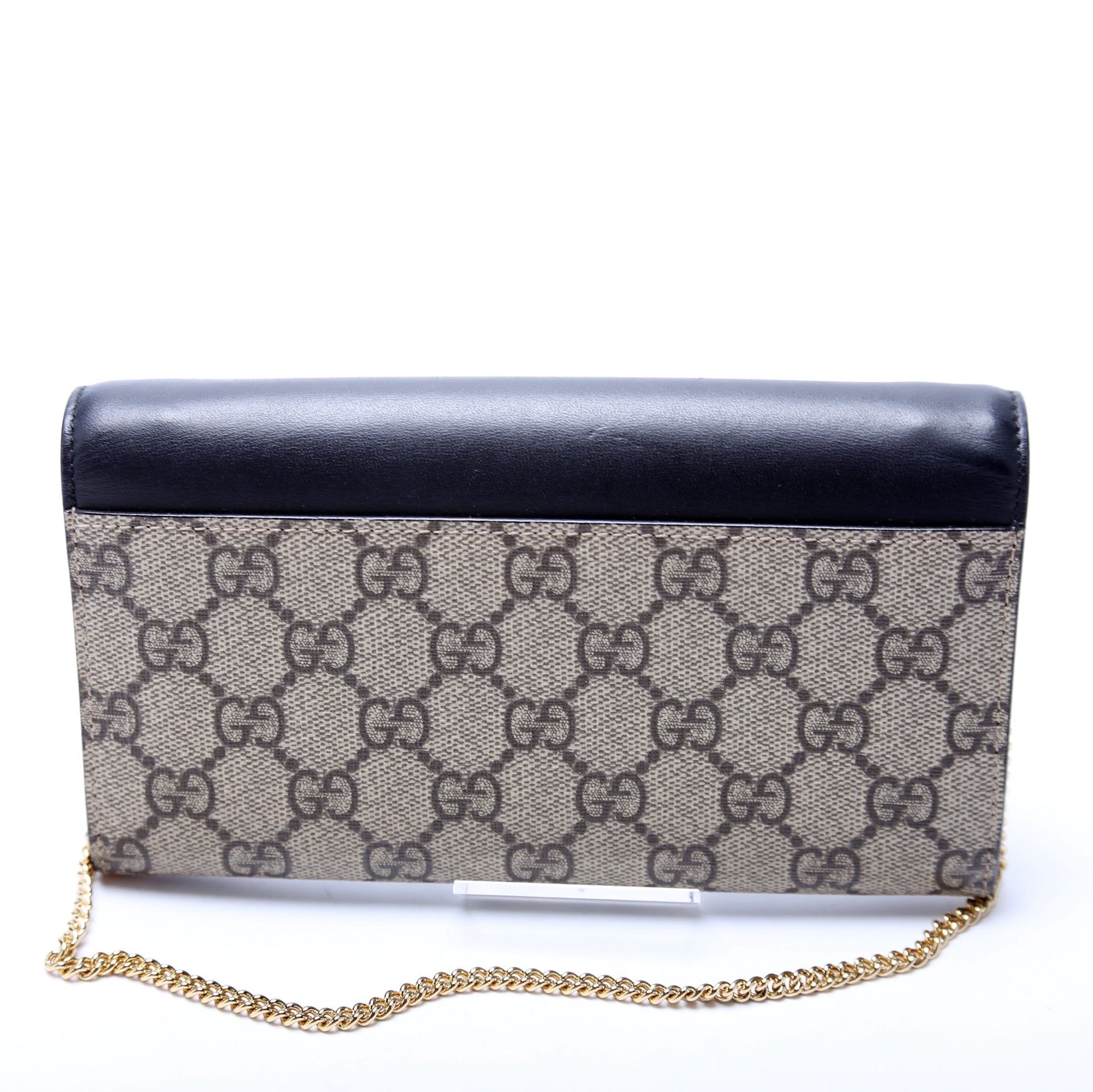 Gucci Padlock Chain Wallet Case