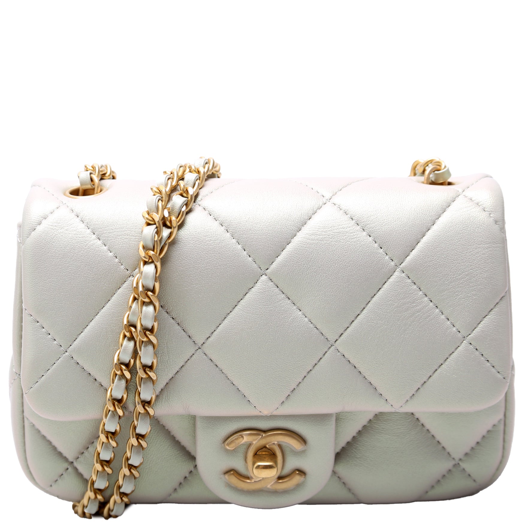 Chanel Pearly Flap Lambskin RFID Mini Bag
