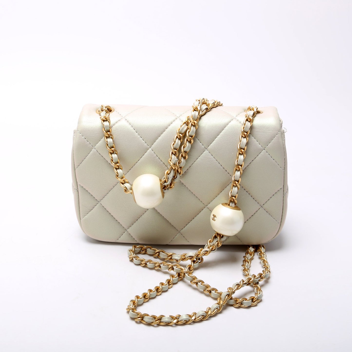 Chanel Pearly Flap Lambskin RFID Mini Bag