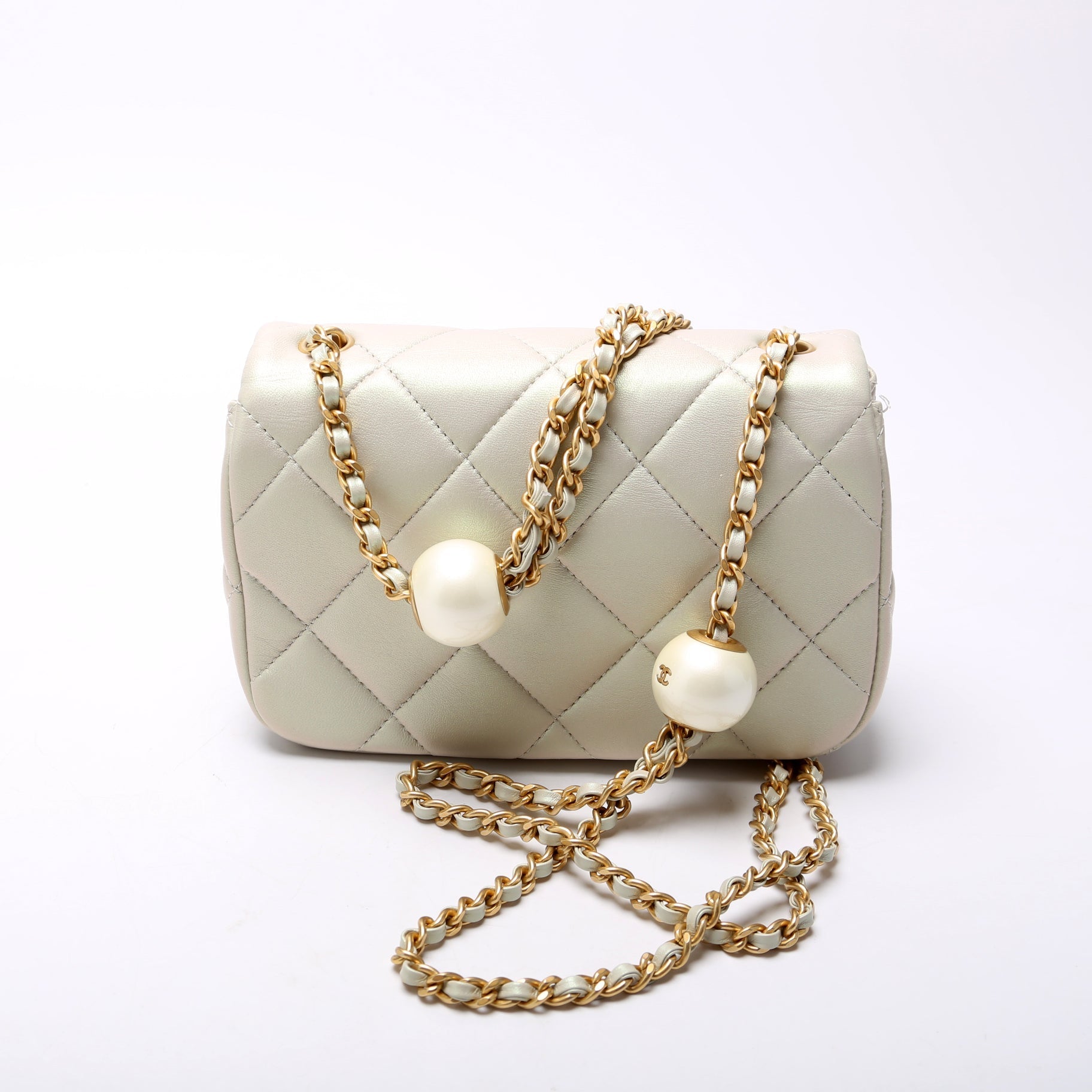 Chanel Pearly Flap Lambskin RFID Mini Bag