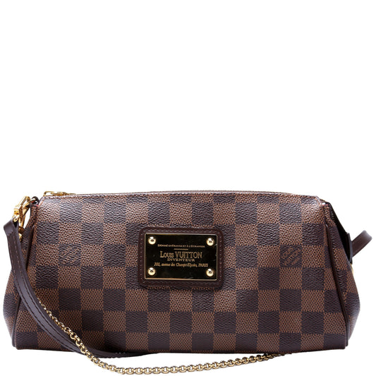 Louis Vuitton Eva Ebene Damier Clutch Bag Ebene 3