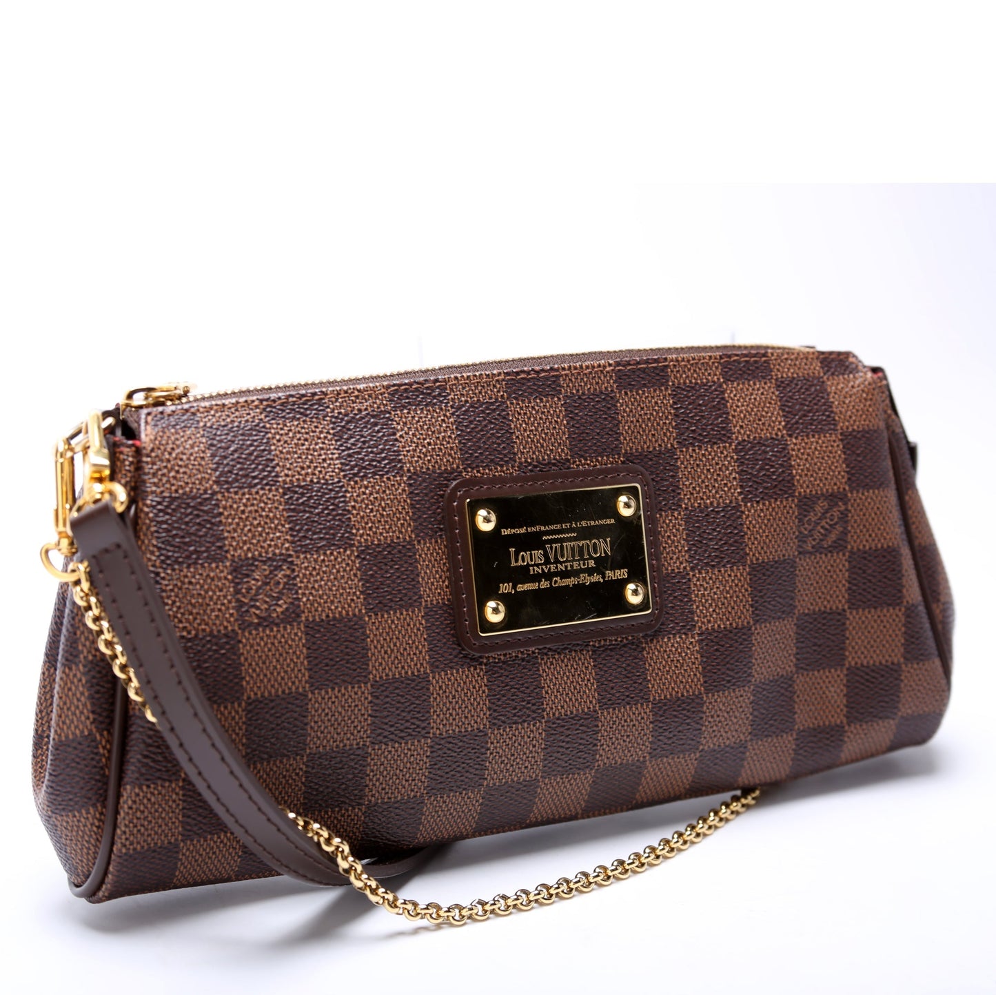 Louis Vuitton Eva Ebene Damier Clutch Bag Ebene 3