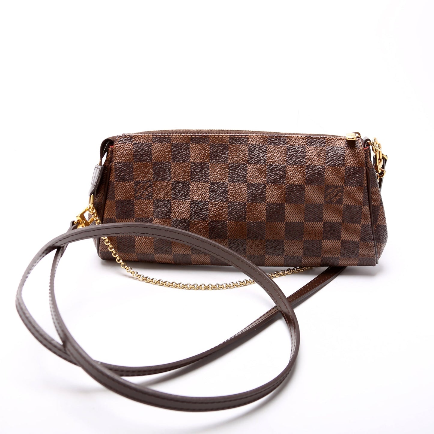 Louis Vuitton Eva Ebene Damier Clutch Bag Ebene 3