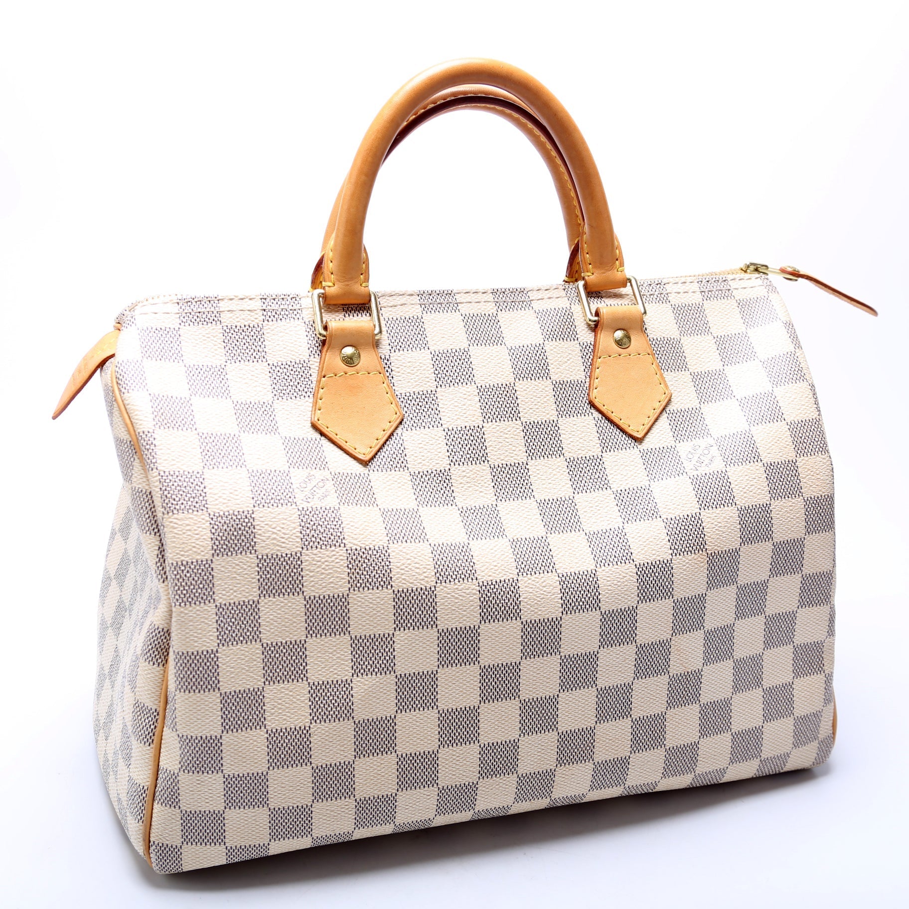 Louis Vuitton Speedy 30 Azur Damier Handbag Azur 42