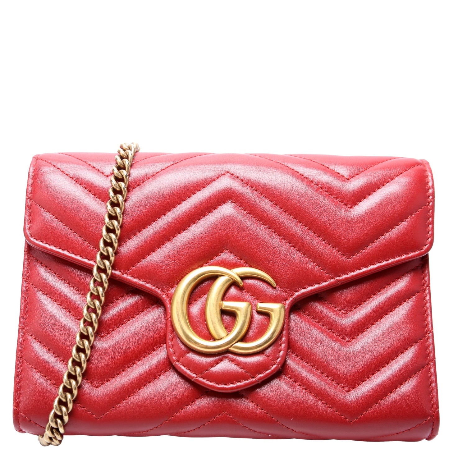 Gucci Marmont Chain Wallet Case Wallet 18