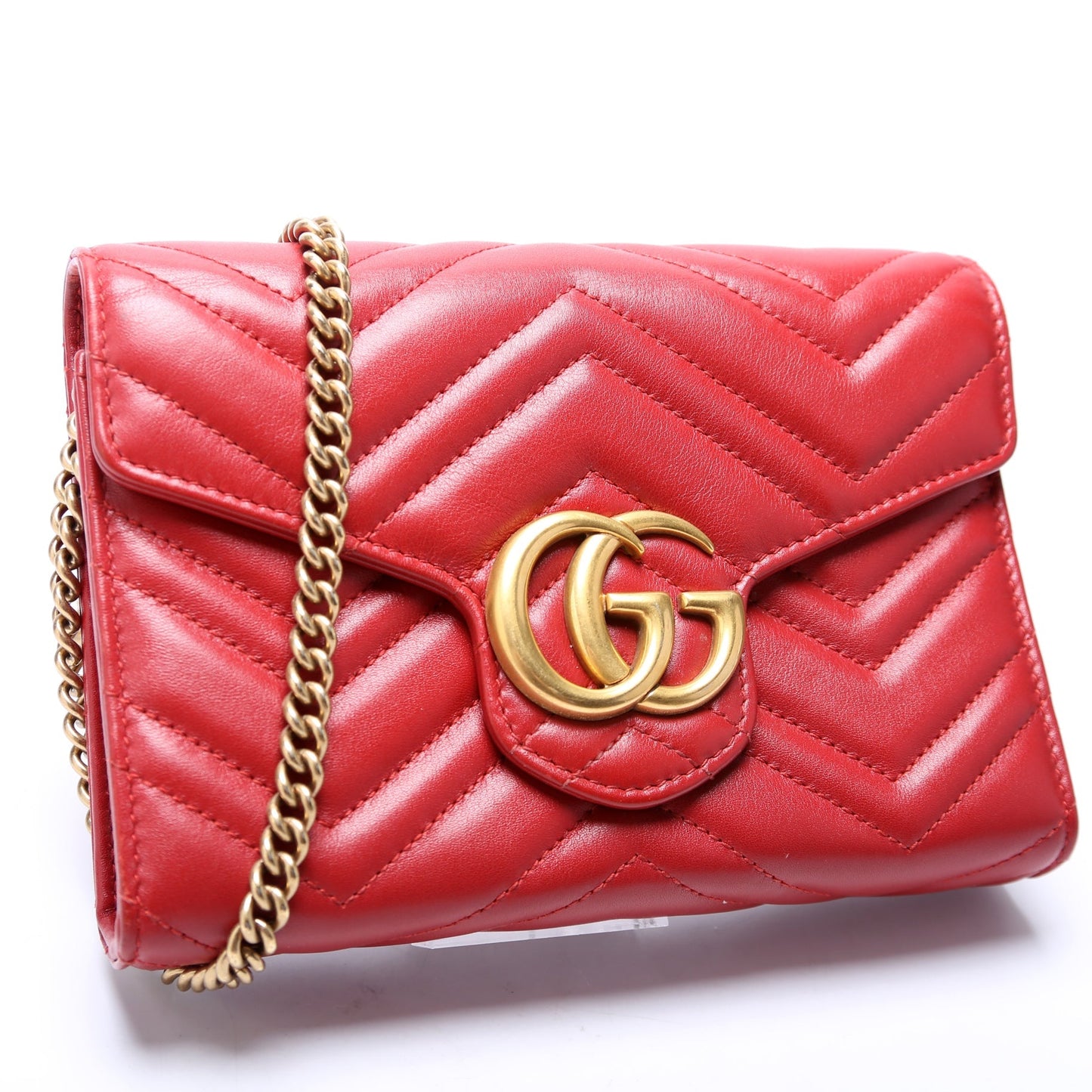 Gucci Marmont Chain Wallet Case Wallet 18