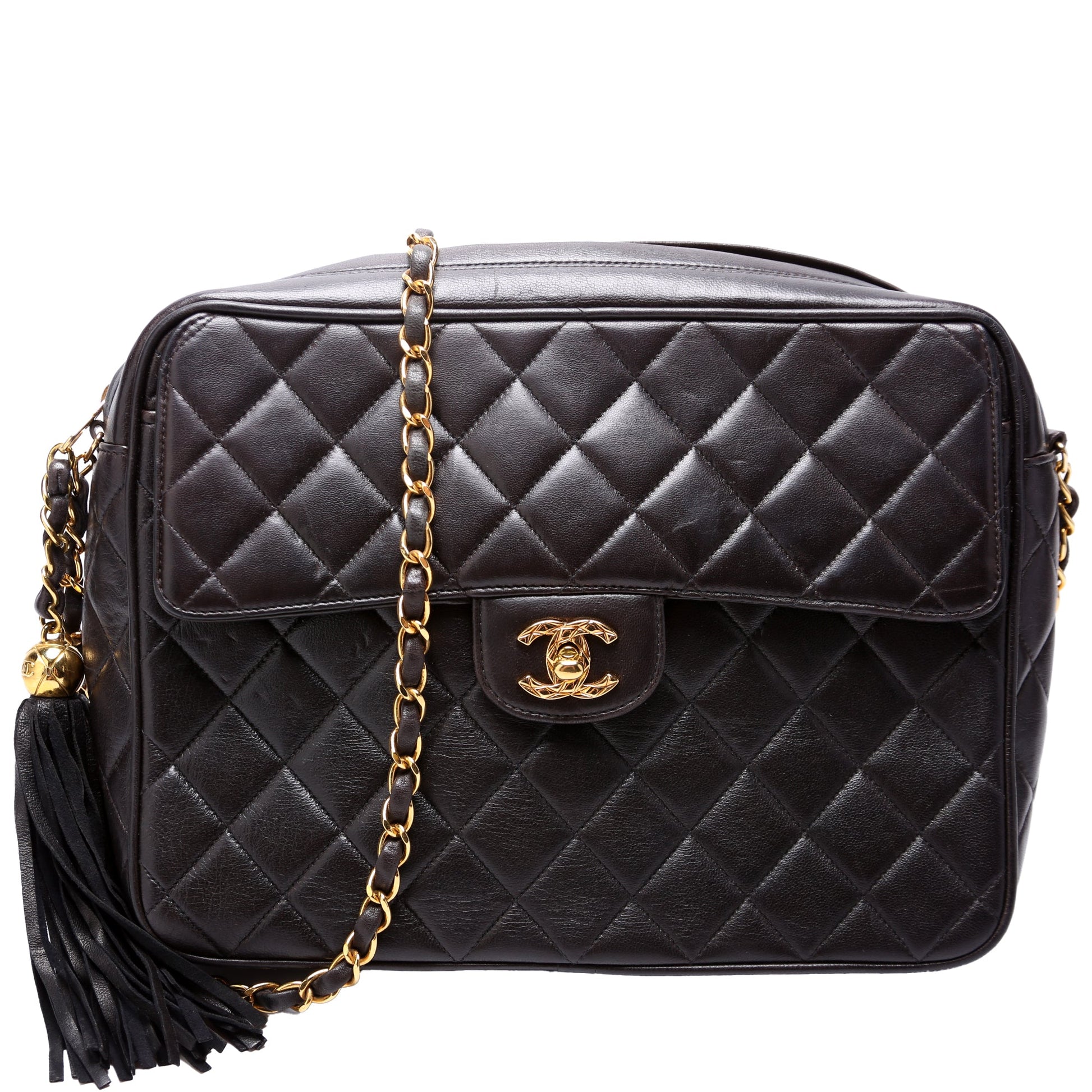 Chanel CC Front Pocket Tassel Camera 3M Handbag