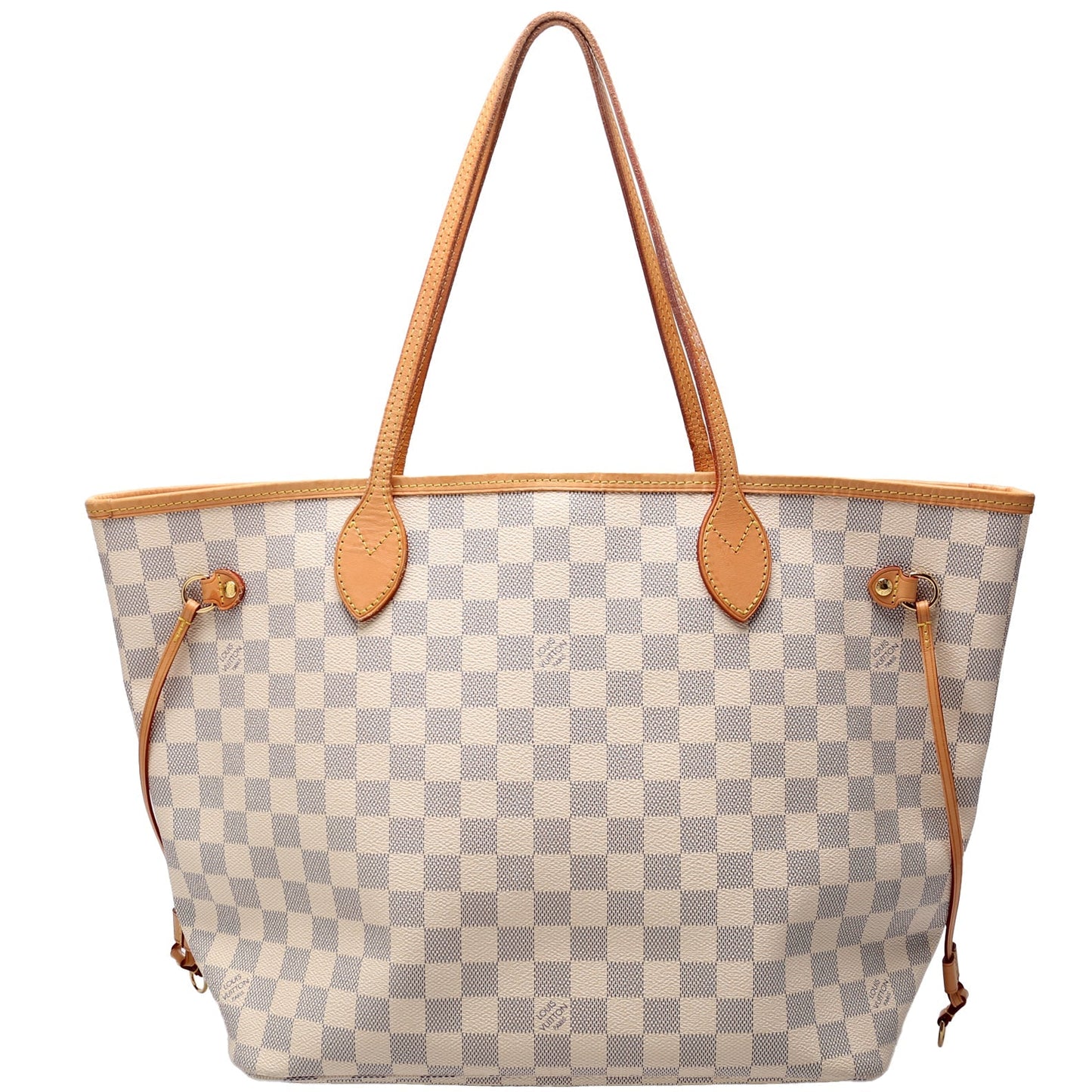 Louis Vuitton Neverfull MM Azur Damier Tote Bag Azur 56