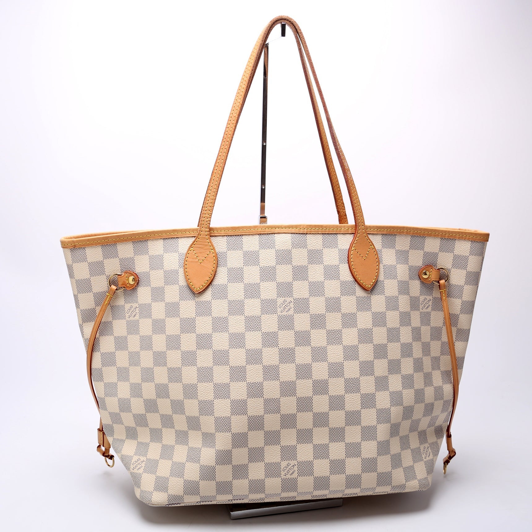 Louis Vuitton Neverfull MM Azur Damier Tote Bag Azur 56