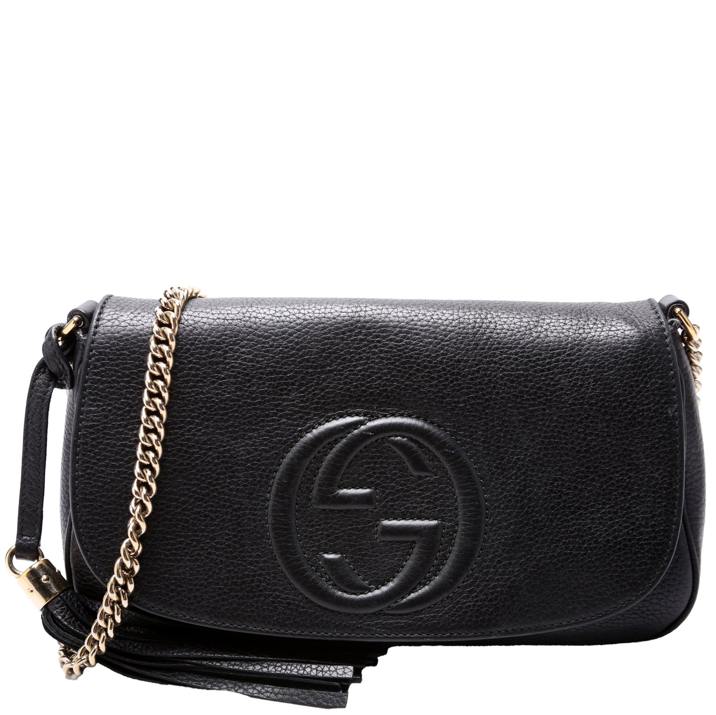 Gucci Soho Tassel Chain Flap Travel Bag Flap 11