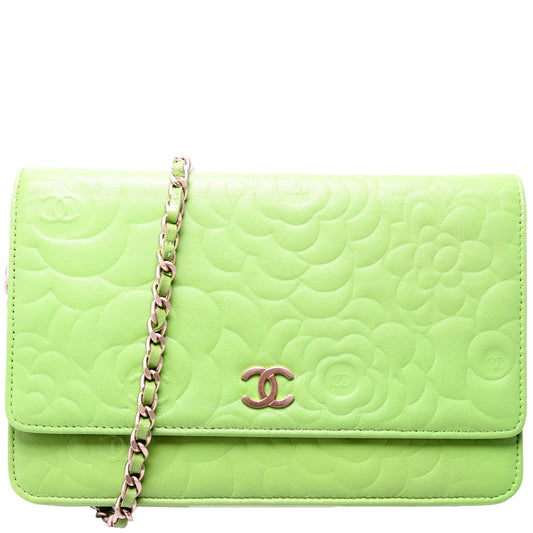 Chanel Camellia Embossed WOC 17M Clutch Bag 17M 1