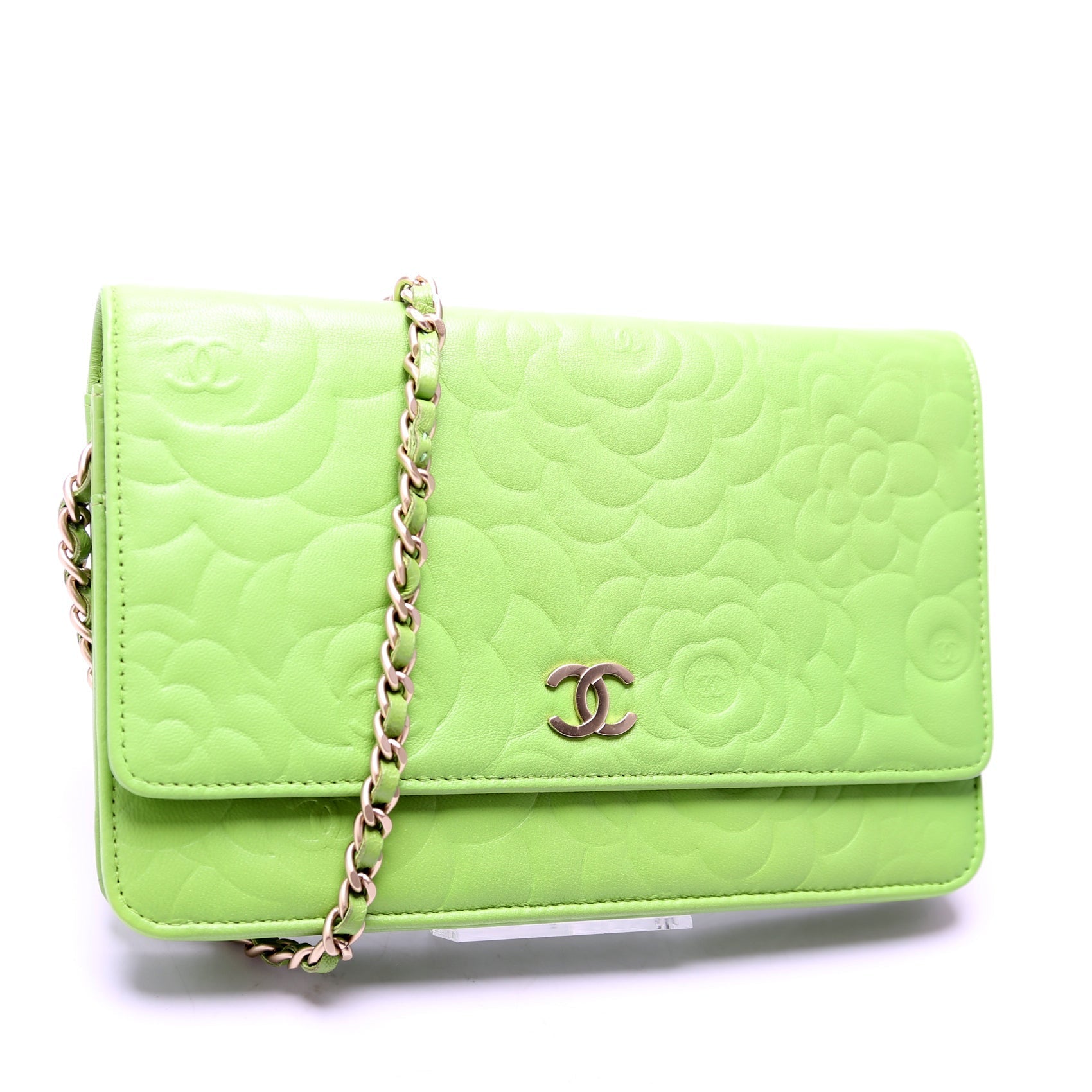 Chanel Camellia Embossed WOC 17M Clutch Bag 17M 1