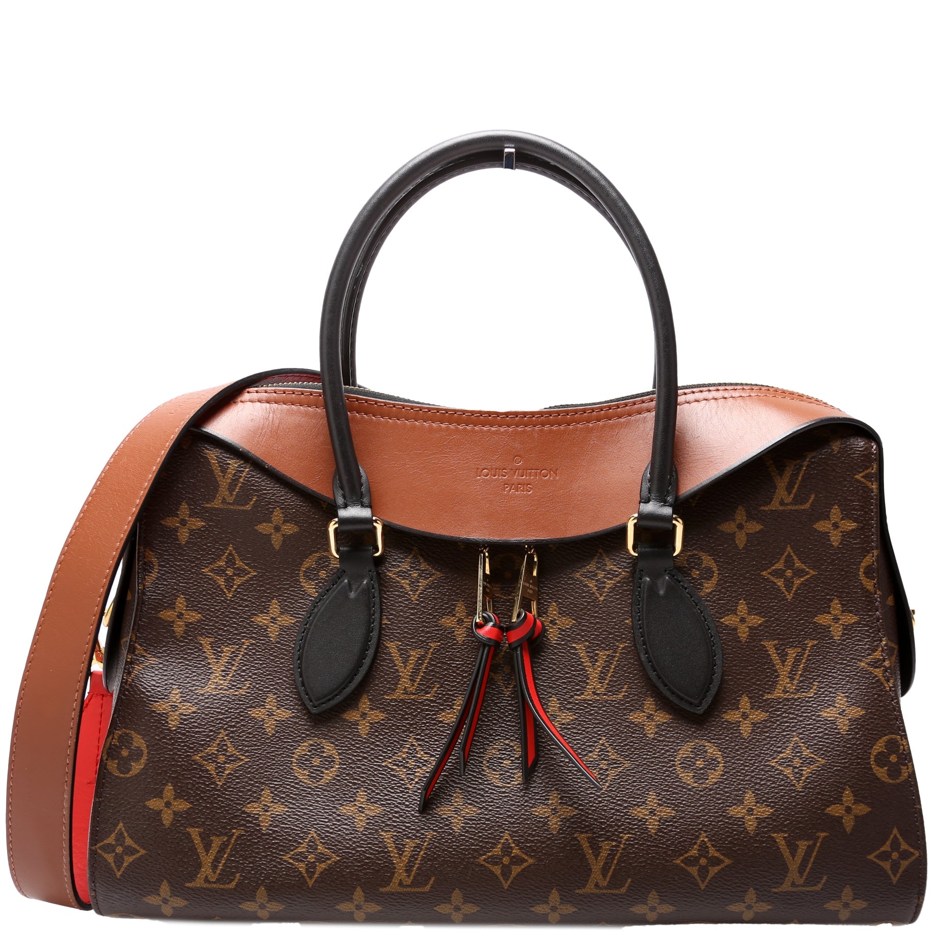 Louis Vuitton Tuileries Monogram Leather Handbag Leather 3