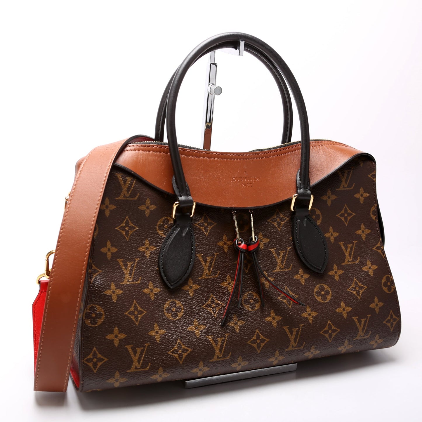 Louis Vuitton Tuileries Monogram Leather Handbag Leather 3