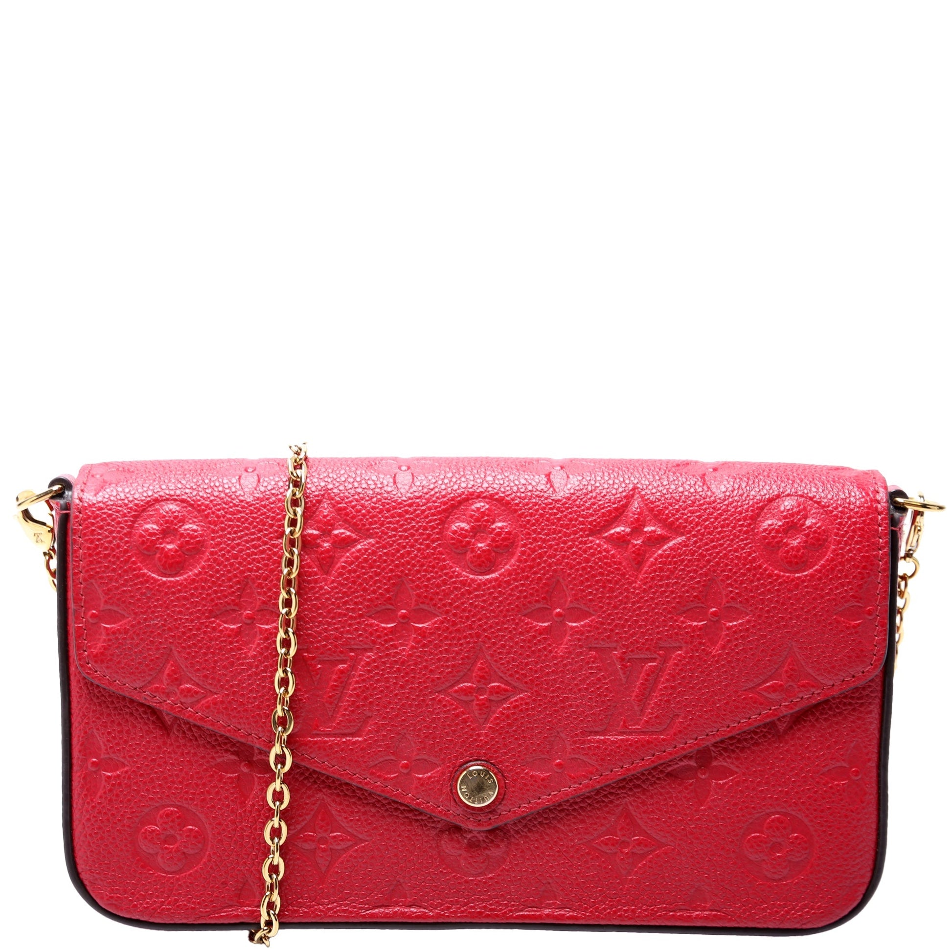 Louis Vuitton Pochette Felicie Empreinte Clutch Bag Empreinte 67