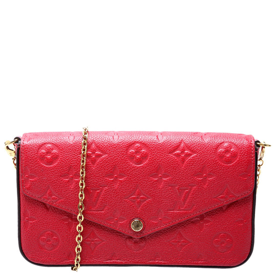 Louis Vuitton Pochette Felicie Empreinte Clutch Bag Empreinte 67