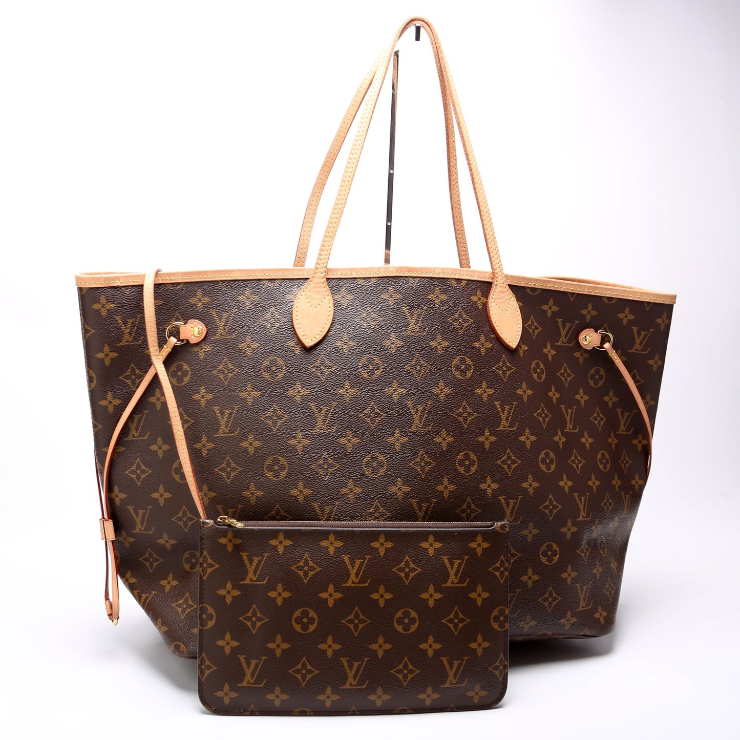 Louis Vuitton Neverfull w GM Monogram Wallet Case Monogram 16