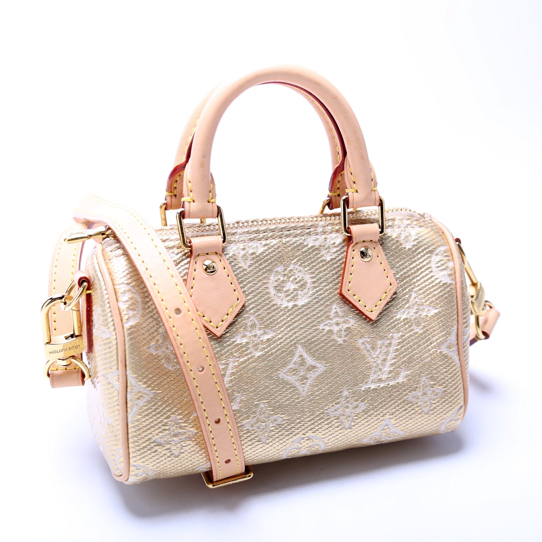 Louis Vuitton Speedy Monoglam Nano Handbag