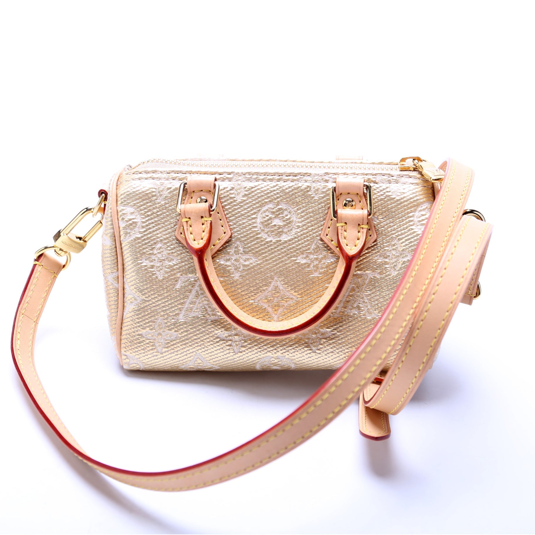 Louis Vuitton Speedy Monoglam Monogram Nano Handbag
