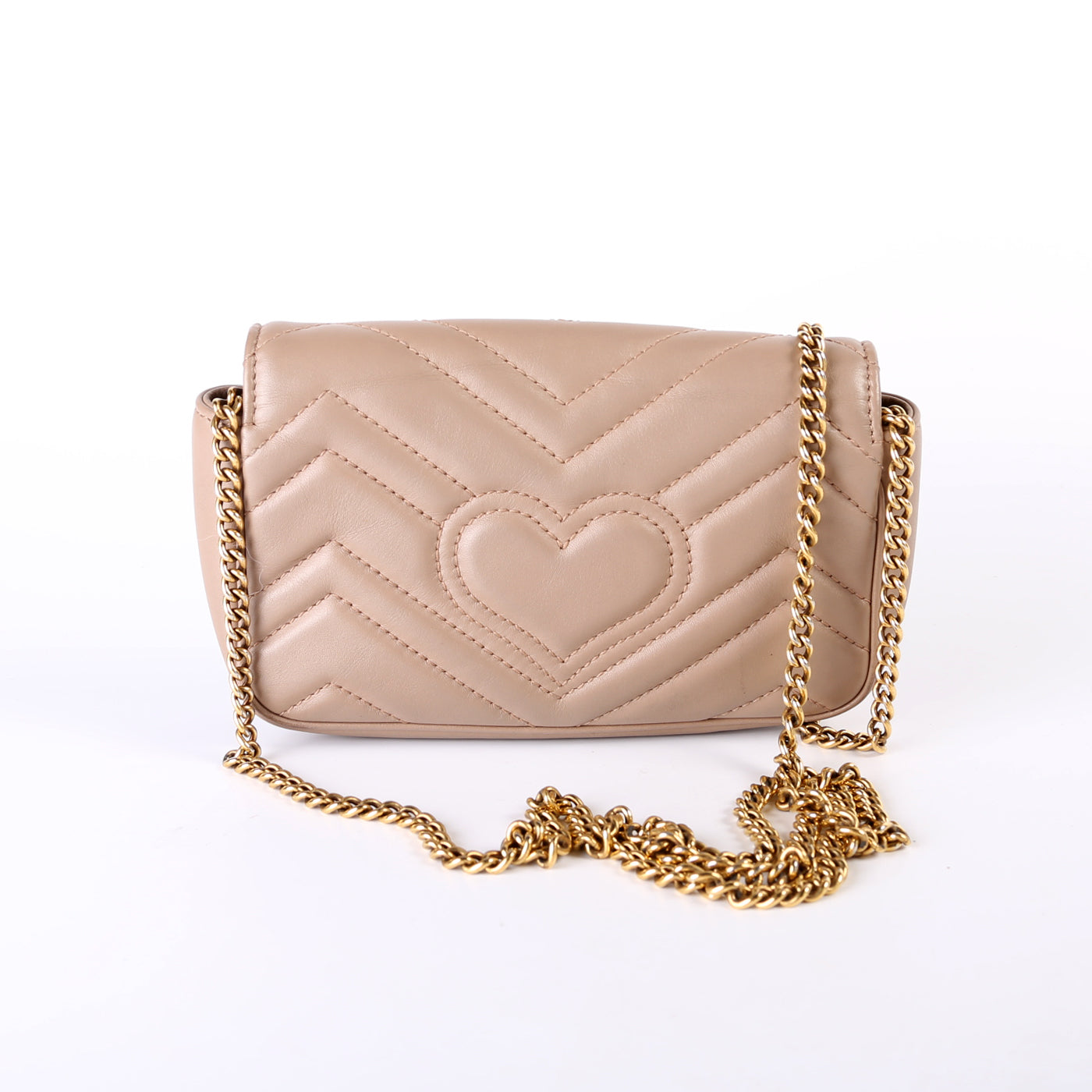 Gucci Marmont Torchon Super Leather Mini Flap Travel Bag Mini Flap