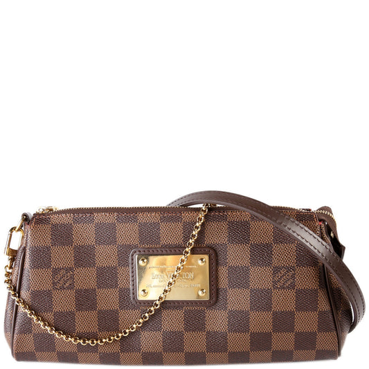 Louis Vuitton Eva Ebene Damier Clutch Bag Ebene 5