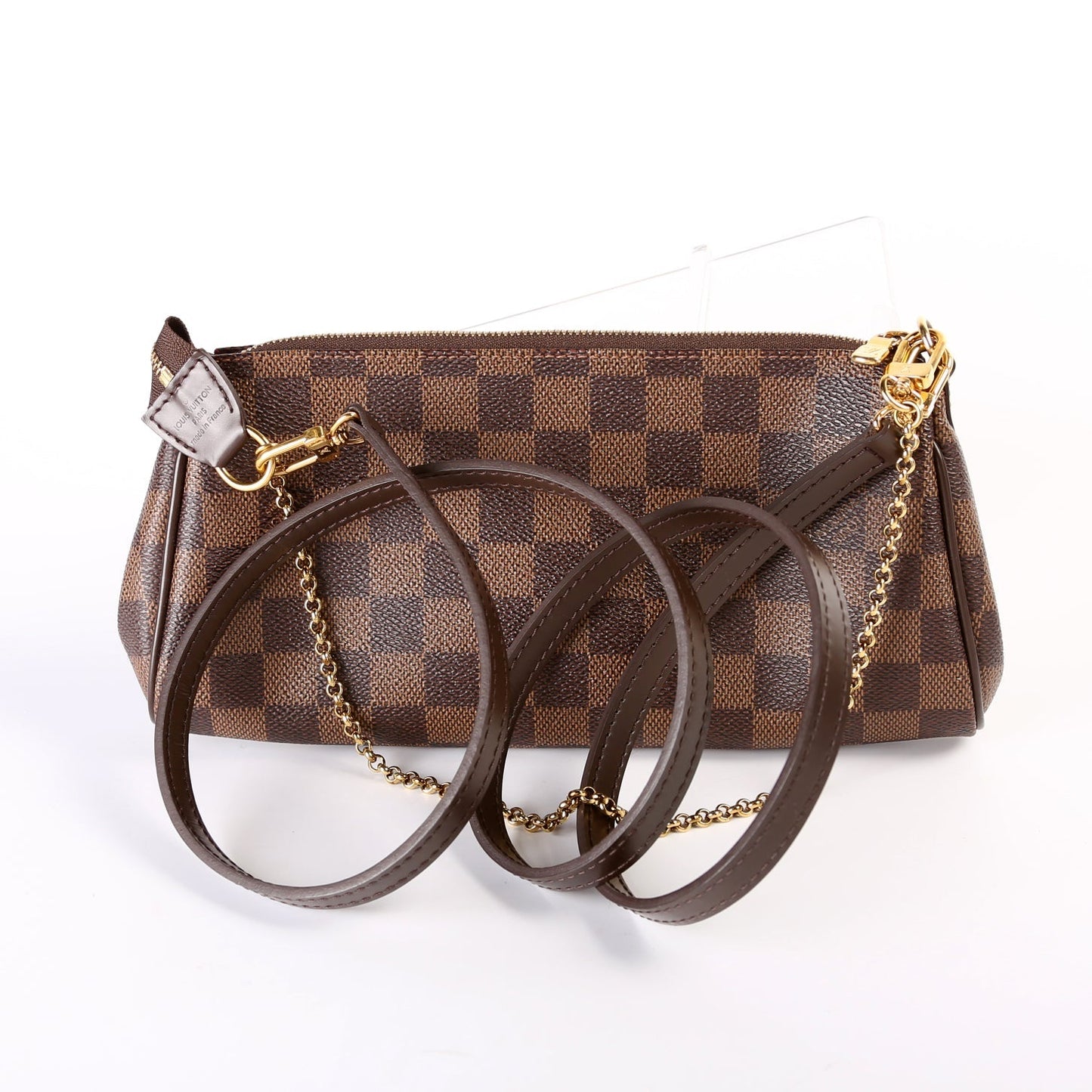 Louis Vuitton Eva Ebene Damier Clutch Bag Ebene 5