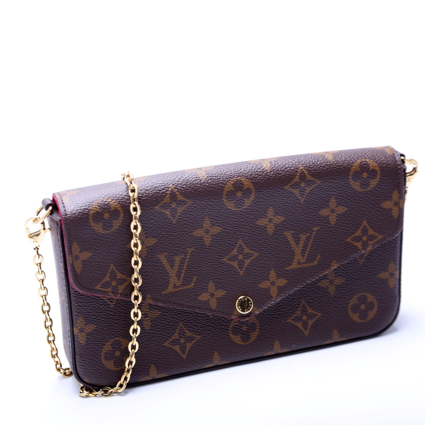 Louis Vuitton Pochette Felicie Monogram Clutch Bag Monogram 37