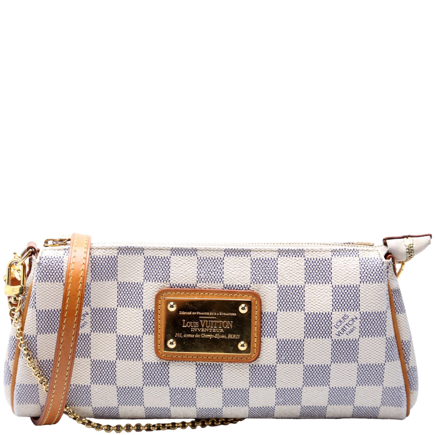 Louis Vuitton Eva Azur Damier Clutch Bag Azur 8
