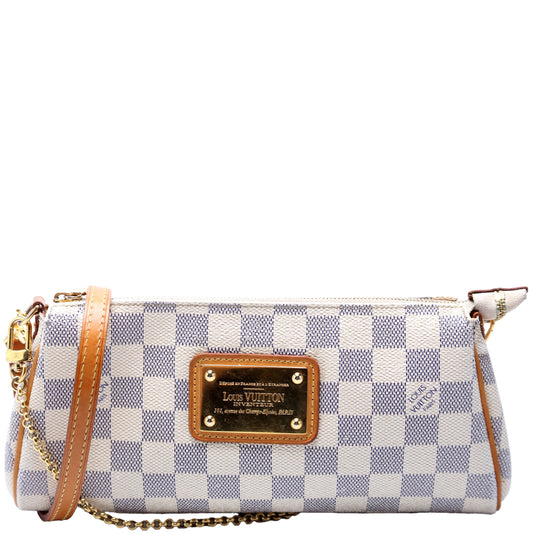 Louis Vuitton Eva Azur Damier Clutch Bag Azur 8