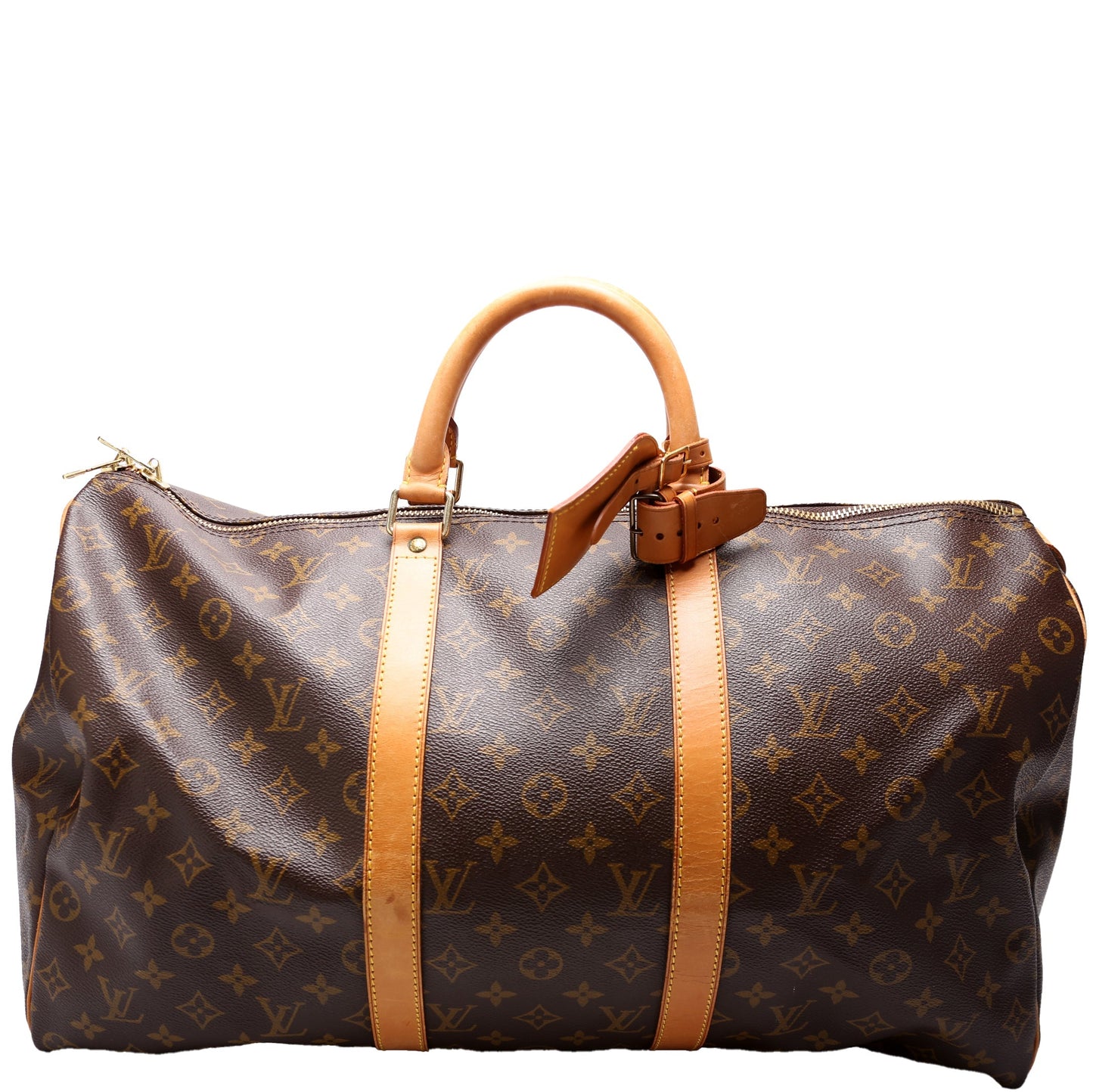 Louis Vuitton Keepall 50 Monogram Travel Bag Monogram 16