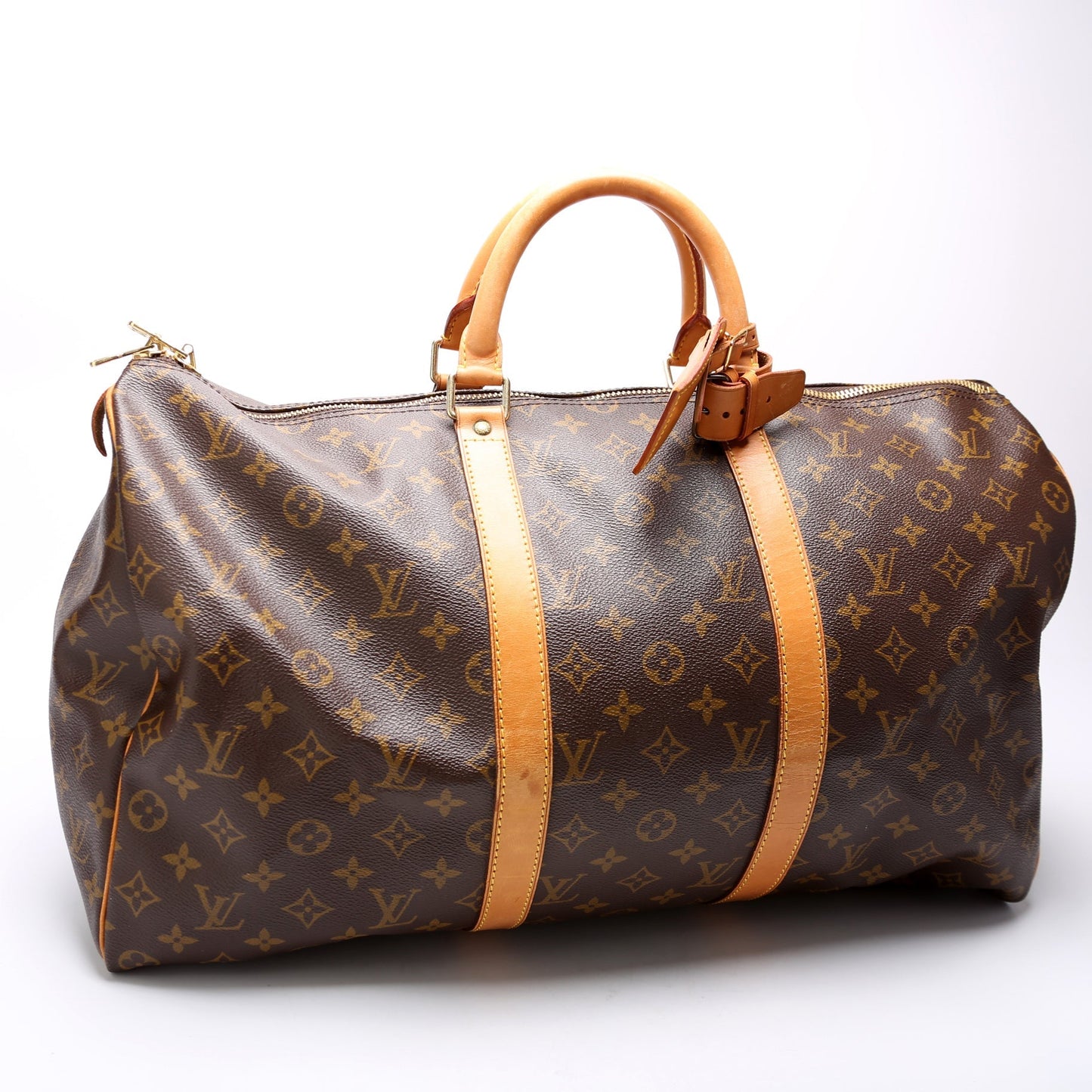 Louis Vuitton Keepall 50 Monogram Travel Bag Monogram 16