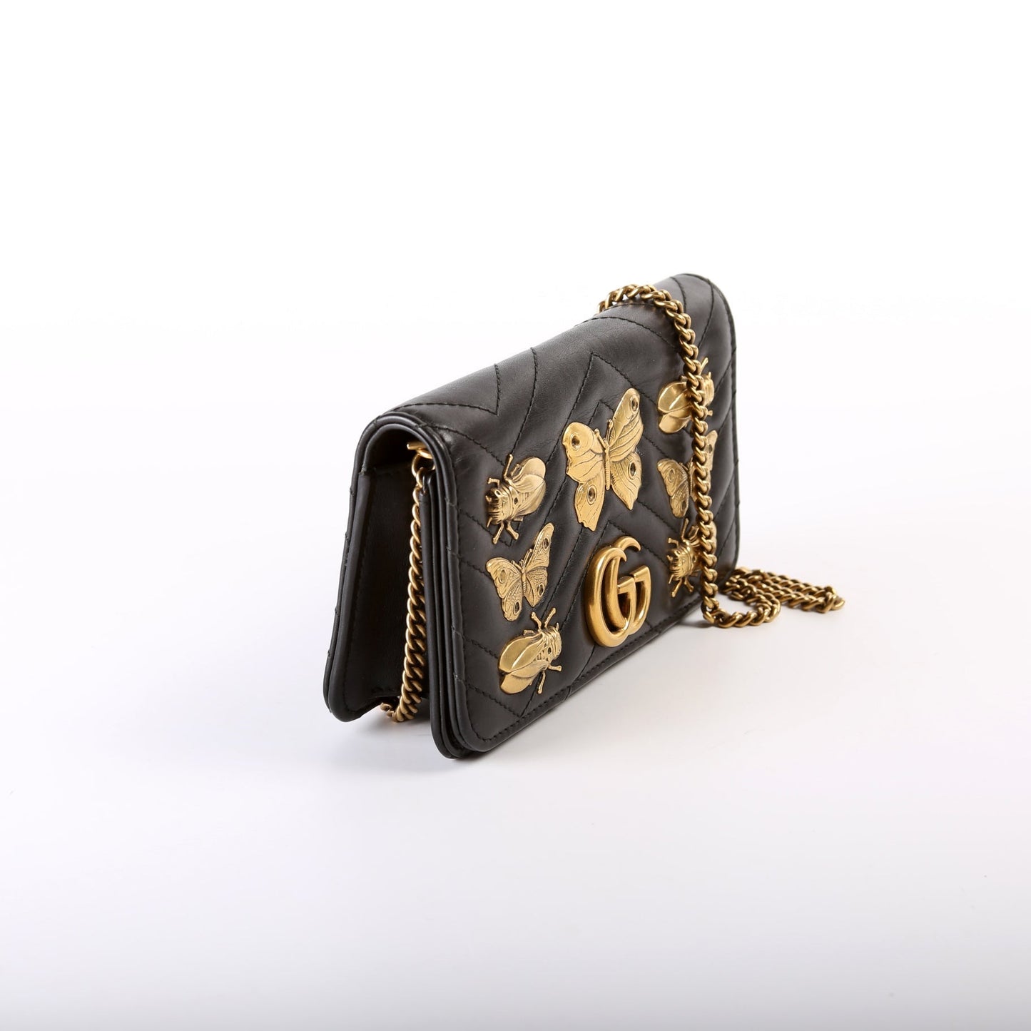 Gucci GG Marmont Animal Stud Dan Mini Travel Bag